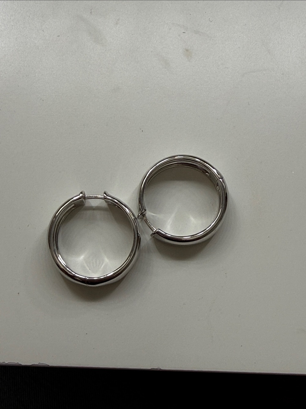 Classic Silver Hoop Earrings - Simple Everyday Hoops